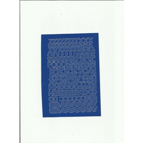 LITERY samoprzylepne 1cm (8) niebieskie ARTDRUK LITERY samoprzylepne 1cm (8) niebieskie ARTDRUK