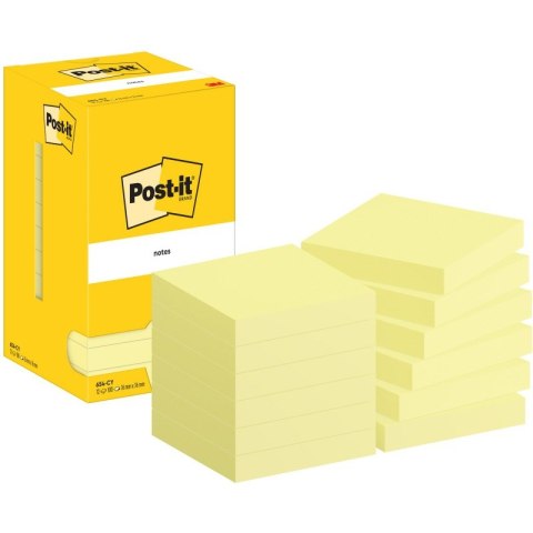 Bloczek samoprzylepny 76x76mm 100k żółty POST-IT (12szt) 4064035065676 3M Bloczek samoprzylepny 76x76mm 100k żółty POST-IT (12szt) 4064035065676 3M