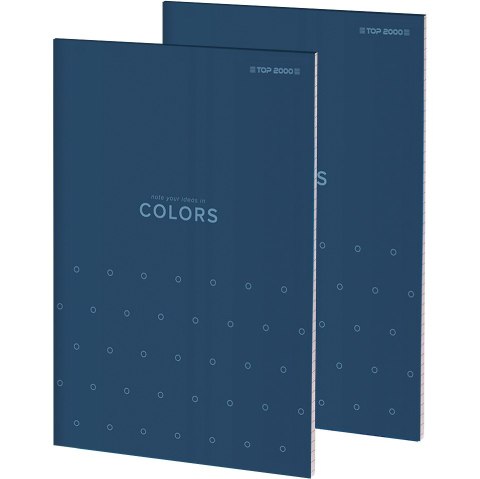 Blok notatnikowy w kratkę A4 notatnik 50 kartek COLORS 400169241 TOP 2000 Blok notatnikowy w kratkę A4 notatnik 50 kartek COLORS 400169241 TOP 2000