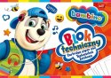 Blok techniczny szkolny A4 biały 10 kartek 190g BAMBINO