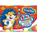 Blok techniczny A4 kolorowy 160g. 10 kartek BAMBINO