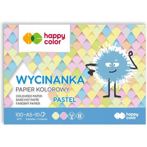 Blok wycinanka A5 10k 100g PASTEL HA 3710 1520-PA10 HAPPY COLOR Blok wycinanka A5 10k 100g PASTEL HA 3710 1520-PA10 HAPPY COLOR