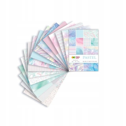 Blok z motywami A4 15k PASEL 26 motywów 3808 2030-P HAPPY COLOR Blok z motywami A4 15k PASEL 26 motywów 3808 2030-P HAPPY COLOR