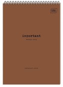 Kołonotatnik A5 100k kratka spirala góra INTERDRUK