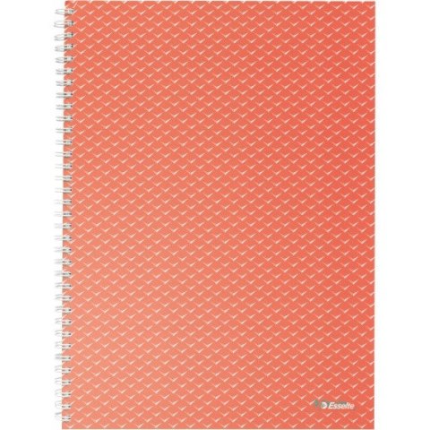 Kołonotatnik Colour`Breeze A4 w kratkę koralowy 628478 ESSELTE Kołonotatnik Colour`Breeze A4 w kratkę koralowy 628478 ESSELTE