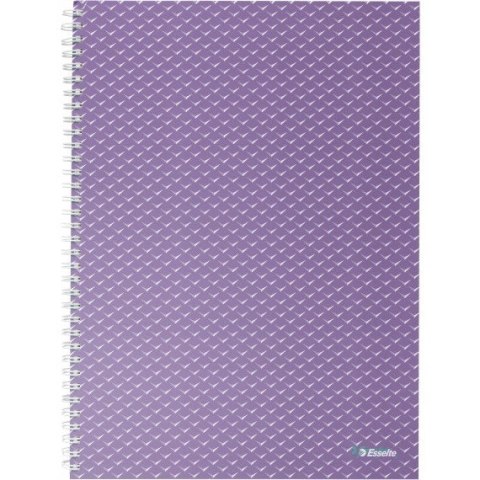 Kołonotatnik Colour`Breeze A4 w kratkę lawendowy 628479 ESSELTE