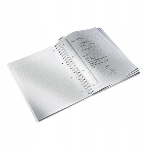 Kołonotatnik LEITZ WOW A4 80k PP kratka żółty 46380016 Kołonotatnik LEITZ WOW A4 80k PP kratka żółty 46380016