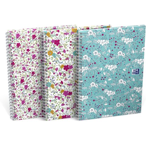 Kołonotatnik OXFORD FLORAL B5 60k 90g linia 400094959 Kołonotatnik OXFORD FLORAL B5 60k 90g linia 400094959