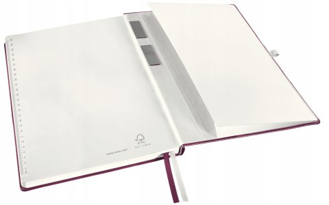 Notatnik twardy LEITZ STYLE A4 kratka ciemnoczerwony 44760028 Notatnik twardy LEITZ STYLE A4 kratka ciemnoczerwony 44760028