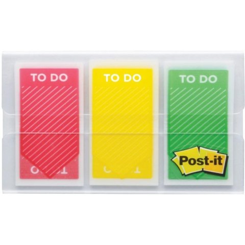 Zakładki indeksujące POST-IT 23,8x43,2mm DO WYKONANIA 682-TODO 3X20szt 3M Zakładki indeksujące POST-IT 23,8x43,2mm DO WYKONANIA 682-TODO 3X20szt 3M