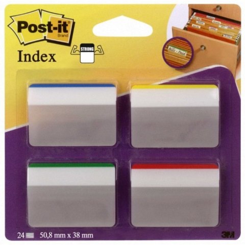 Zakładki indeksujące POST-IT 686-A1 PP wygięte do szuflad 50,8x33,1mm 3M-700005227346 Zakładki indeksujące POST-IT 686-A1 PP wygięte do szuflad 50,8x33,1mm 3M-700005227346