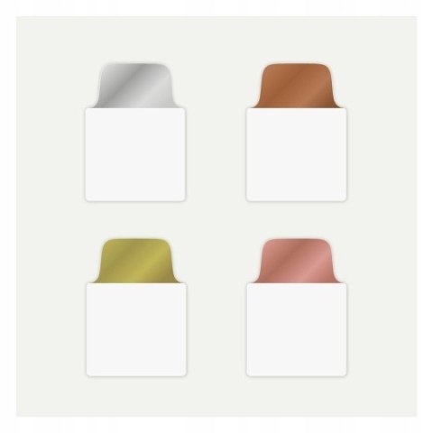 Zakładki indeksujące samoprzylepne 25,4x38,1mm metaliczne Ultra Tabs 74785 AVERY ZWECKFORM Zakładki indeksujące samoprzylepne 25,4x38,1mm metaliczne Ultra Tabs 74785 AVERY ZWECKFORM
