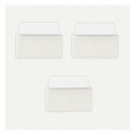 Zakładki indeksujące samoprzylepne 50,8x38,1mm przezroczyste z białą zakładką Ultra Tabs 74787 AVERY ZWECKFORM