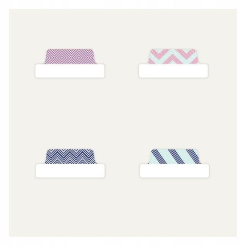 Zakładki indeksujące samoprzylepne 63,5x25,4mm kolorowe z wzorem Ultra Tabs 74897 AVERY ZWECKFORM Zakładki indeksujące samoprzylepne 63,5x25,4mm kolorowe z wzorem Ultra Tabs 74897 AVERY ZWECKFORM