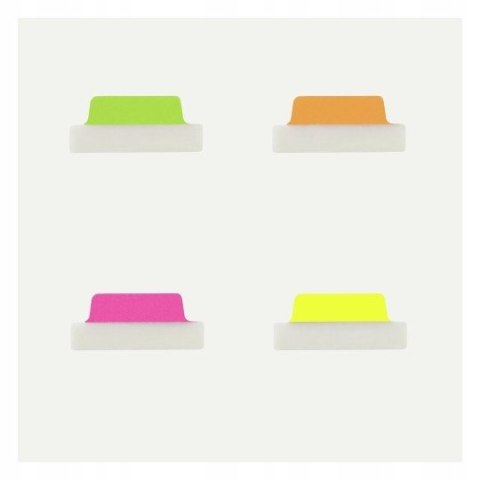 Zakładki indeksujące samoprzylepne 63,5x25,4mm przezroczyste z neonową zakładką Ultra Tabs 74767 AVERY ZWECKFORM Zakładki indeksujące samoprzylepne 63,5x25,4mm przezroczyste z neonową zakładką Ultra Tabs 74767 AVERY ZWECKFORM