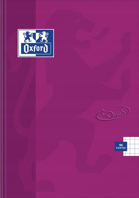 Brulion A5 96k kratka margines laminowany TOUCH 400075021 OXFORD Brulion A5 96k kratka margines laminowany TOUCH 400075021 OXFORD