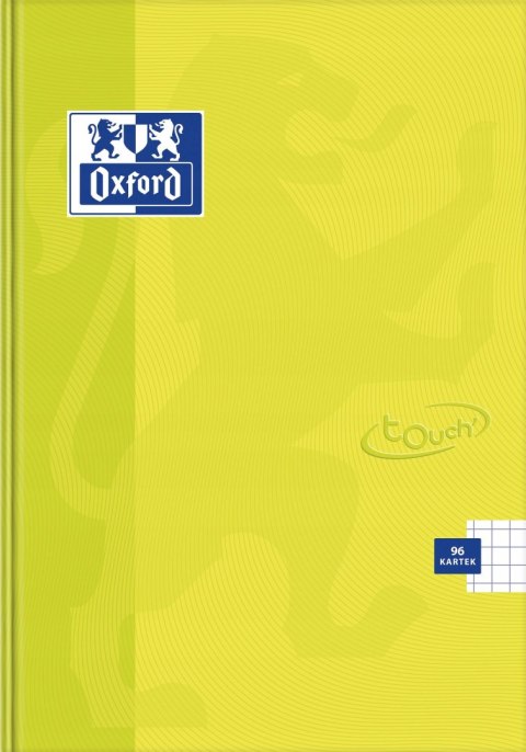 Brulion A5 96k kratka margines laminowany TOUCH 400075021 OXFORD Brulion A5 96k kratka margines laminowany TOUCH 400075021 OXFORD