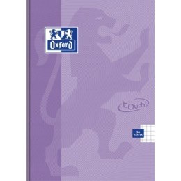 Zeszyt szkolny A5 Brulion 96 kartek w kratkę pastelowy TOUCH 400123215 OXFORD