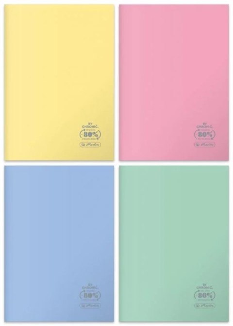 Zeszyt szkolny A4 60 kartek w kratkę 70g ECO PP Pastel Colors 9552753 HERLITZ Zeszyt szkolny A4 60 kartek w kratkę 70g ECO PP Pastel Colors 9552753 HERLITZ