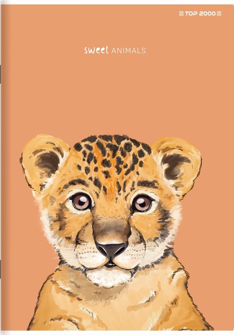Zeszyt A4 60k linia margines 70g SWEET ANIMALS 400170847 TOP 2000 Zeszyt A4 60k linia margines 70g SWEET ANIMALS 400170847 TOP 2000