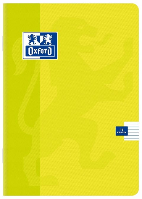 Zeszyt A5 16k 3linia 90g FLUO 100302245 OXFORD Zeszyt A5 16k 3linia 90g FLUO 100302245 OXFORD