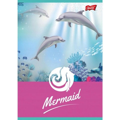 Zeszyt A5 16k kratka laminowany MERMAID UNIPAP Zeszyt A5 16k kratka laminowany MERMAID UNIPAP