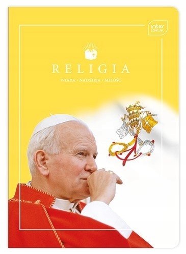 Zeszyt A5 32k kratka RELIGIA JPII/FRANCISZEK INTERDRUK Zeszyt A5 32k kratka RELIGIA JPII/FRANCISZEK INTERDRUK