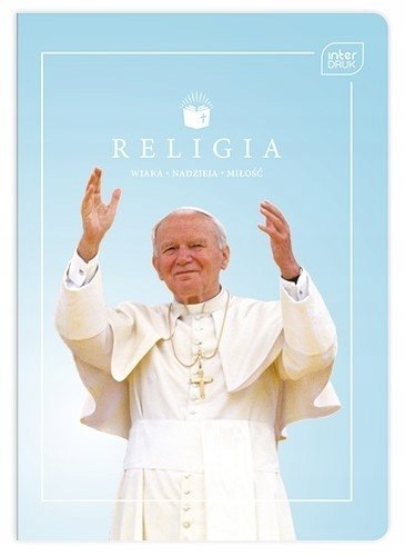 Zeszyt A5 32k kratka RELIGIA JPII/FRANCISZEK INTERDRUK Zeszyt A5 32k kratka RELIGIA JPII/FRANCISZEK INTERDRUK