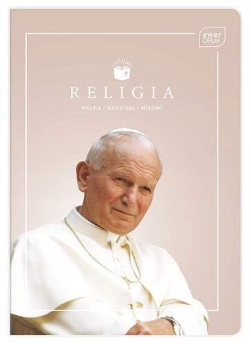 Zeszyt A5 32k kratka RELIGIA JPII/FRANCISZEK INTERDRUK Zeszyt A5 32k kratka RELIGIA JPII/FRANCISZEK INTERDRUK