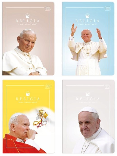 Zeszyt A5 32k kratka RELIGIA JPII/FRANCISZEK INTERDRUK Zeszyt A5 32k kratka RELIGIA JPII/FRANCISZEK INTERDRUK