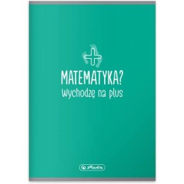 Zeszyt szkolny przedmiotowy A5 60 kartek w kratkę 70g MATEMATYKA 9577438 HERLITZ
