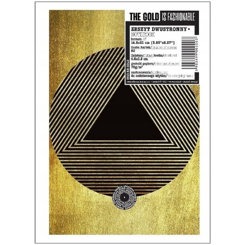 Zeszyt A5 60k kratka z brokatem GOLD RUS H ZIEMIA OBIECANA Zeszyt A5 60k kratka z brokatem GOLD RUS H ZIEMIA OBIECANA