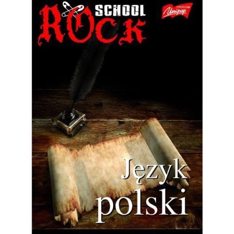 Zeszyt A5 60k linia JĘZYK POLSKI laminowany UNIPAP Zeszyt A5 60k linia JĘZYK POLSKI laminowany UNIPAP