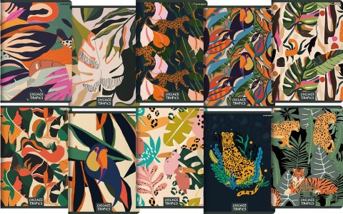 Zeszyt A5 60k linia margines COLLAGE TROPICS 400157928 TOP 2000 Zeszyt A5 60k linia margines COLLAGE TROPICS 400157928 TOP 2000