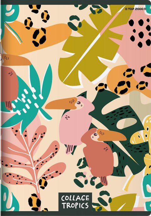 Zeszyt A5 60k linia margines COLLAGE TROPICS 400157928 TOP 2000 Zeszyt A5 60k linia margines COLLAGE TROPICS 400157928 TOP 2000