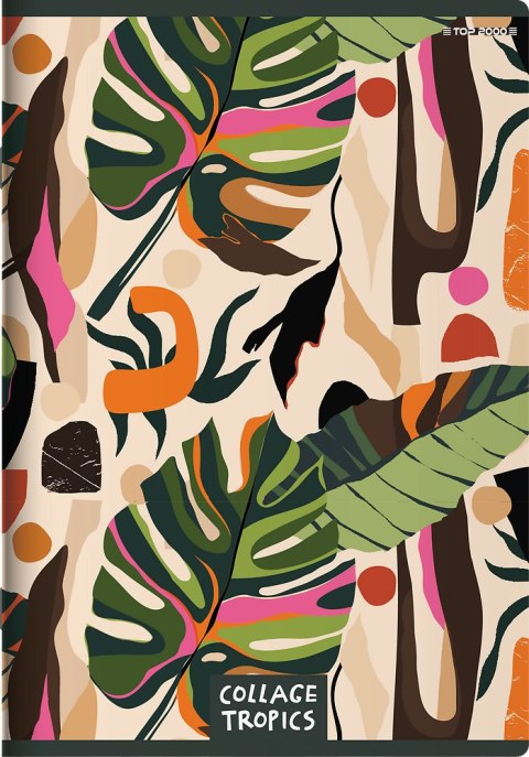 Zeszyt A5 60k linia margines COLLAGE TROPICS 400157928 TOP 2000 Zeszyt A5 60k linia margines COLLAGE TROPICS 400157928 TOP 2000