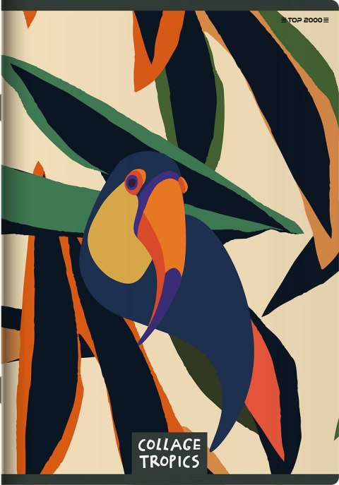 Zeszyt A5 60k linia margines COLLAGE TROPICS 400157928 TOP 2000 Zeszyt A5 60k linia margines COLLAGE TROPICS 400157928 TOP 2000