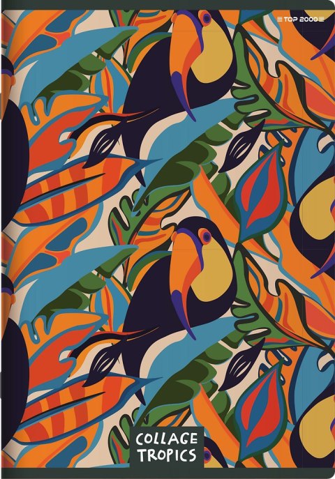 Zeszyt A5 60k linia margines COLLAGE TROPICS 400157928 TOP 2000 Zeszyt A5 60k linia margines COLLAGE TROPICS 400157928 TOP 2000