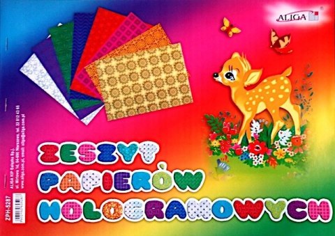 Zeszyt papierów holograficznych B4 ZPH-5287 ALIGA Zeszyt papierów holograficznych B4 ZPH-5287 ALIGA