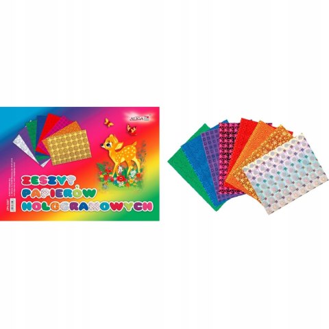 Zeszyt papierów holograficznych B4 ZPH-5287 ALIGA Zeszyt papierów holograficznych B4 ZPH-5287 ALIGA
