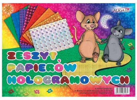 Zeszyt papierów holograficznych B5, ZPH-2931 ALIGA Zeszyt papierów holograficznych B5, ZPH-2931 ALIGA