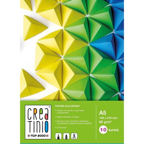 Zeszyt papierów kolorowych A5 10k CREATINIO 400079855 TOP 2000 Zeszyt papierów kolorowych A5 10k CREATINIO 400079855 TOP 2000