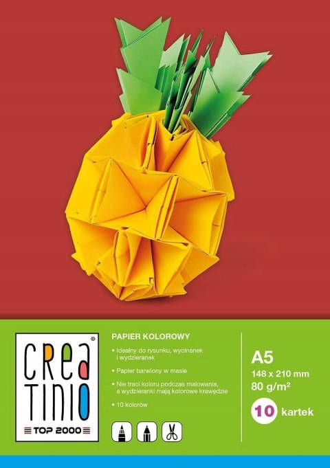 Zeszyt papierów kolorowych A5 10k CREATINIO 400079855 TOP 2000 Zeszyt papierów kolorowych A5 10k CREATINIO 400079855 TOP 2000