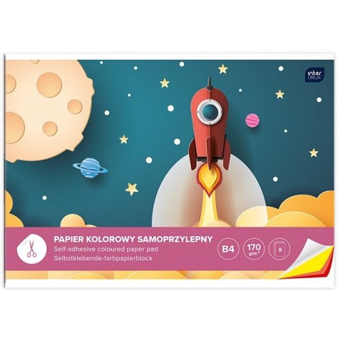 Zeszyt papierów kolorowych B4 samoprzylepnych INTERDRUK Zeszyt papierów kolorowych B4 samoprzylepnych INTERDRUK