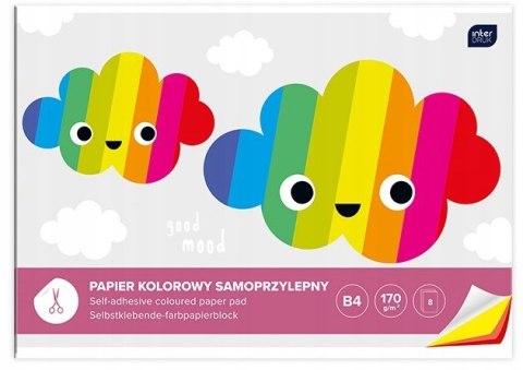 Zeszyt papierów kolorowych B4 samoprzylepnych INTERDRUK Zeszyt papierów kolorowych B4 samoprzylepnych INTERDRUK