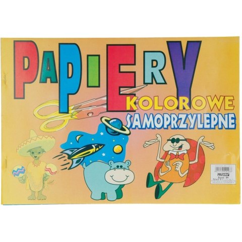 Zeszyt papierów kolorowych samoprzylepnych C4 POLIGRAF Zeszyt papierów kolorowych samoprzylepnych C4 POLIGRAF
