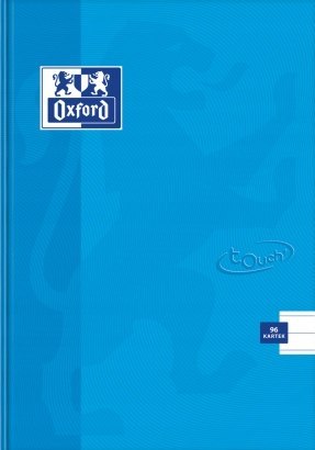 Zeszyt szkolny A5 Brulion 96 kartek w linię 90g laminowany TOUCH 400091176 OXFORD Zeszyt szkolny A5 Brulion 96 kartek w linię 90g laminowany TOUCH 400091176 OXFORD