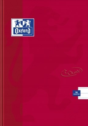 Zeszyt szkolny A5 Brulion 96 kartek w linię 90g laminowany TOUCH 400091176 OXFORD Zeszyt szkolny A5 Brulion 96 kartek w linię 90g laminowany TOUCH 400091176 OXFORD