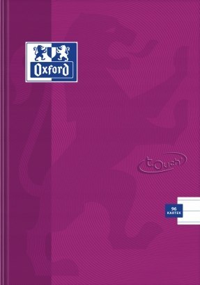 Zeszyt szkolny A5 Brulion 96 kartek w linię 90g laminowany TOUCH 400091176 OXFORD Zeszyt szkolny A5 Brulion 96 kartek w linię 90g laminowany TOUCH 400091176 OXFORD