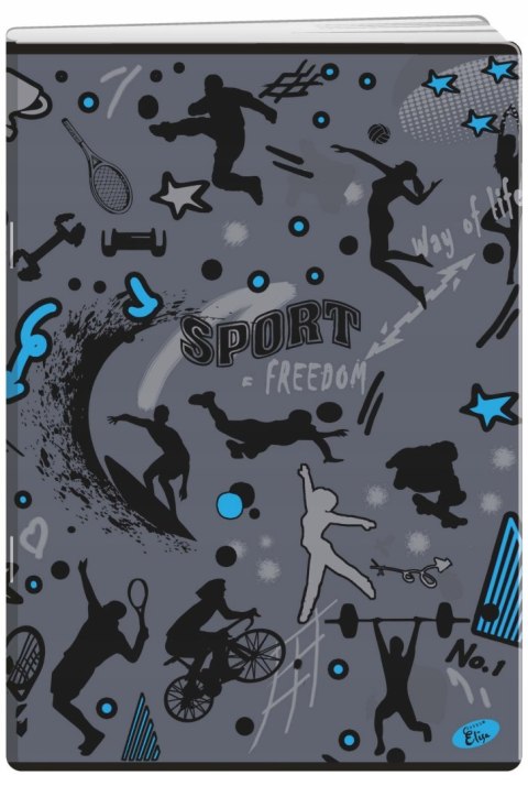 Zeszyt A4 60k linia okładka miękka SYMBOLS EL-M11-060-LA4 ELISA